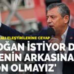 Özel’den İmralı eleştirilerine cevap: Erdoğan istiyor diye kimsenin arkasına vagon olmayız