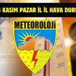 Meteoroloji’den yeni uyarı geldi! Tüm Türkiye’yi yakından ilgilendiriyor: İşte 23 Kasım il il hava durumu