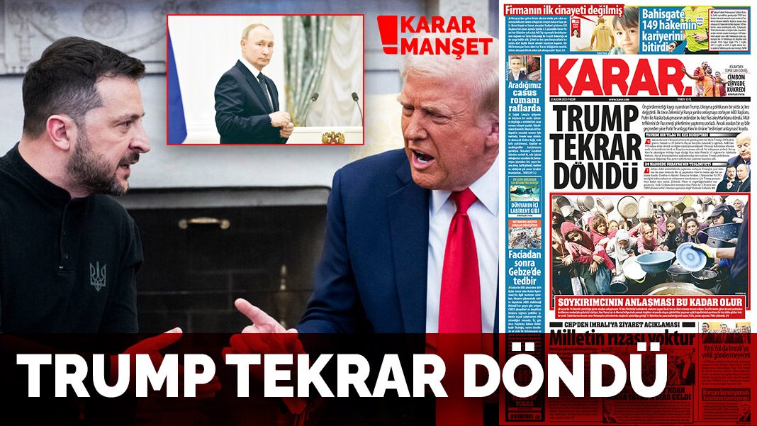 Trump tekrar döndü