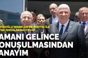 Dervişoğlu’ndan Zafer Partisi ile ittifak iddialarına cevap: Zamanı gelince konuşulmasından yanayım