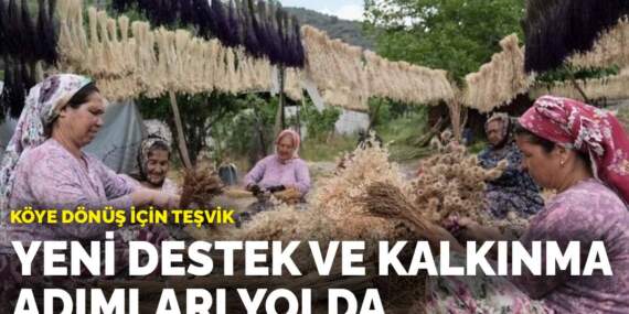 Köye dönüş için teşvik: Yeni destek ve kalkınma adımları yolda
