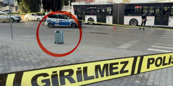 Samsun’da şüpheli valiz paniği