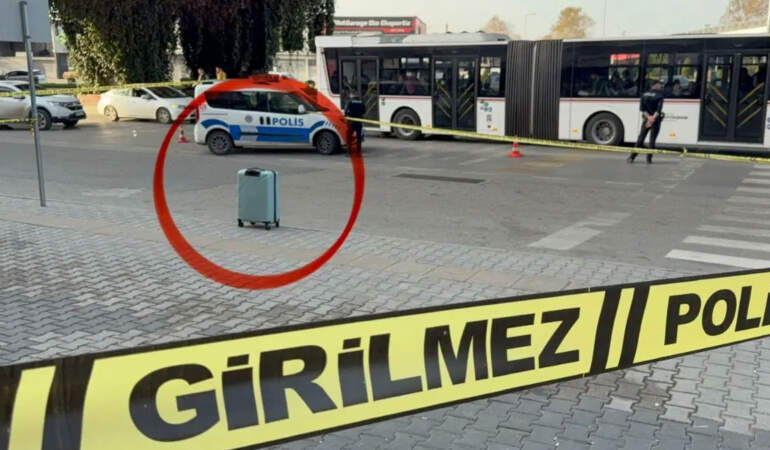 Samsun’da şüpheli valiz paniği