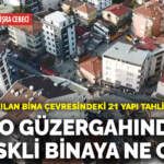 Gebze’de yıkılan bina çevresindeki 21 yapı tahliye edildi: Metro güzergahındaki 34 riskli binaya ne oldu