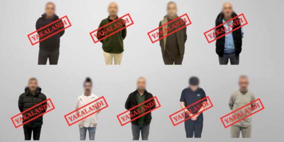 Kırmızı bültenle aranan 9 kişi farklı ülkelerden Türkiye’ye getirildi