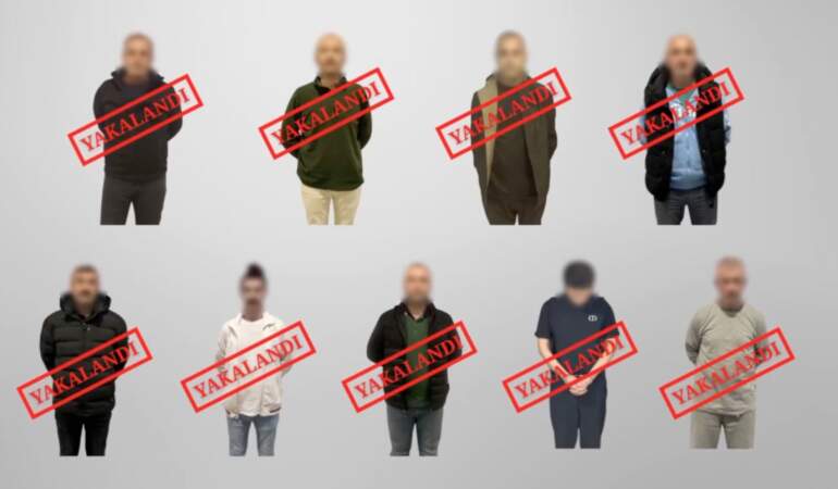 Kırmızı bültenle aranan 9 kişi farklı ülkelerden Türkiye’ye getirildi