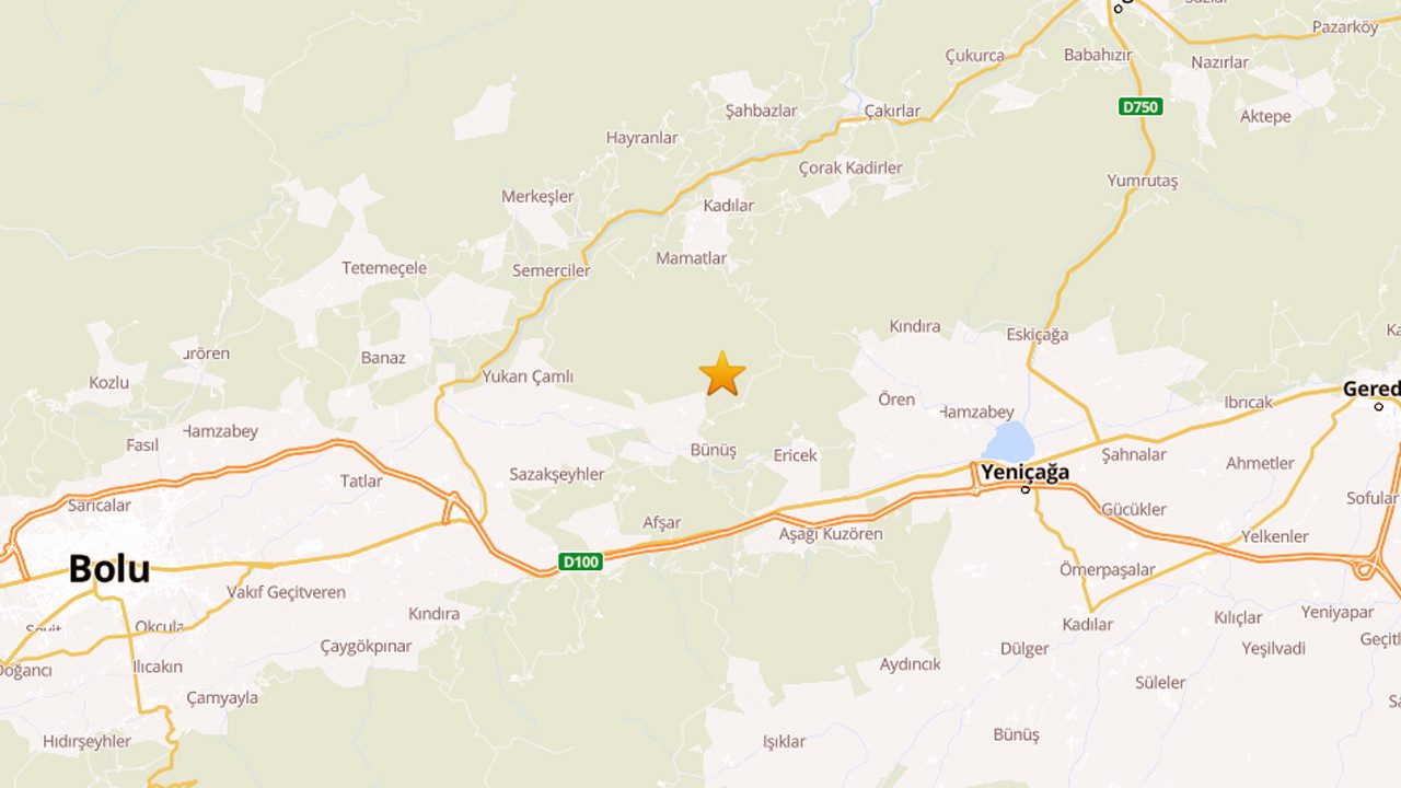 AFAD Duyurdu: Bolu’da Deprem