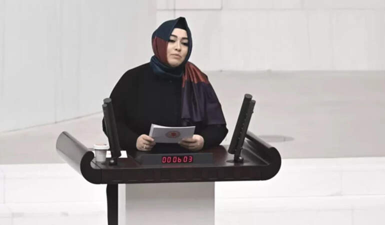 AK Partili Sena Nur Çelik Kanat Meclis’te Konuştu: ‘Hafızasına Hükmedemedikleri Milleti Esir Alamazlar’