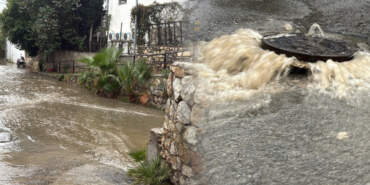 Bodrum’da Sağanak Felaketi! Sokaklar Göle Döndü, Evleri Su Bastı