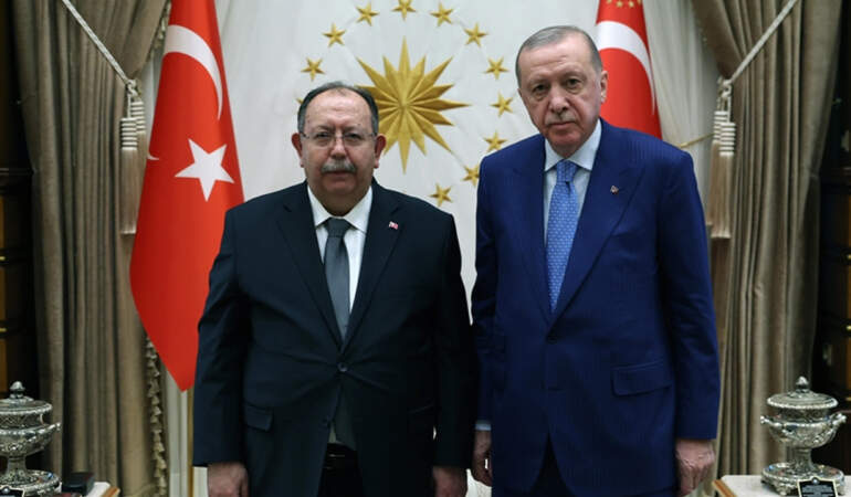 Cumhurbaşkanı Erdoğan, YSK Başkanı Yener ile Görüştü