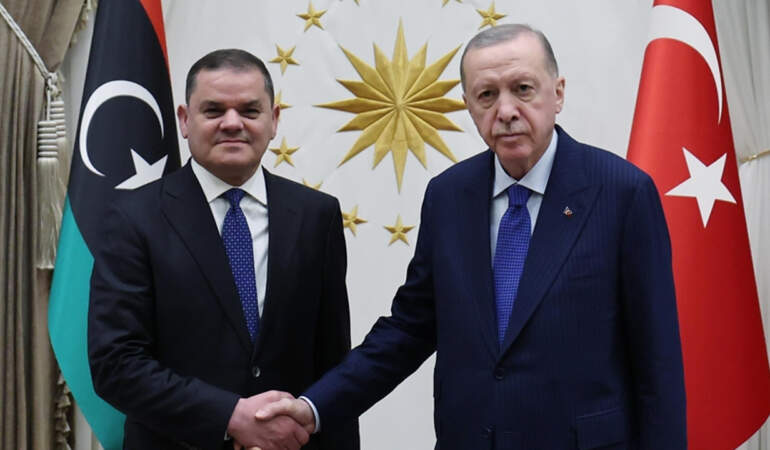 Cumhurbaşkanı Erdoğan’dan Libya Başbakanı Dibeybe’ye Taziye Telefonu