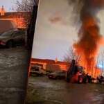 Gaziosmanpaşa’da Otoparkta Yangın: Araçlar Alevler İçinde Kaldı