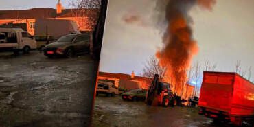 Gaziosmanpaşa’da Otoparkta Yangın: Araçlar Alevler İçinde Kaldı