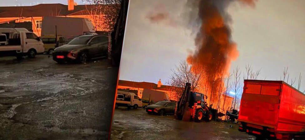 Gaziosmanpaşa’da Otoparkta Yangın: Araçlar Alevler İçinde Kaldı
