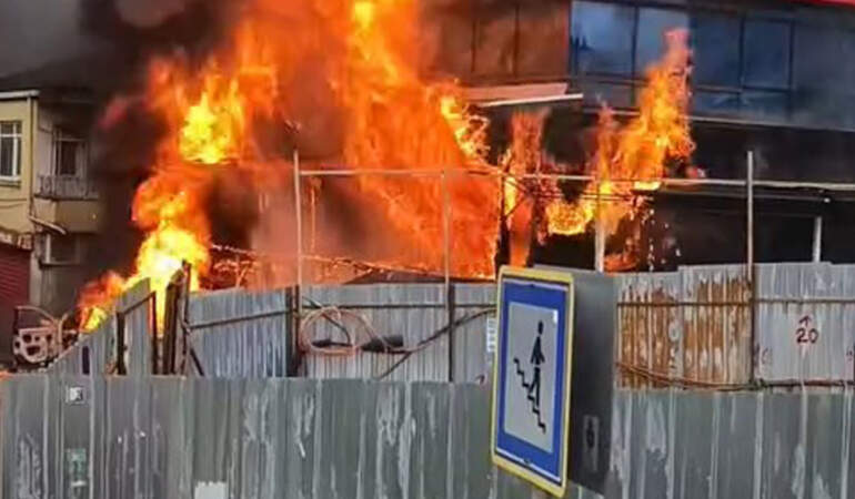 İstanbul Pendik’te Büyük Yangın!