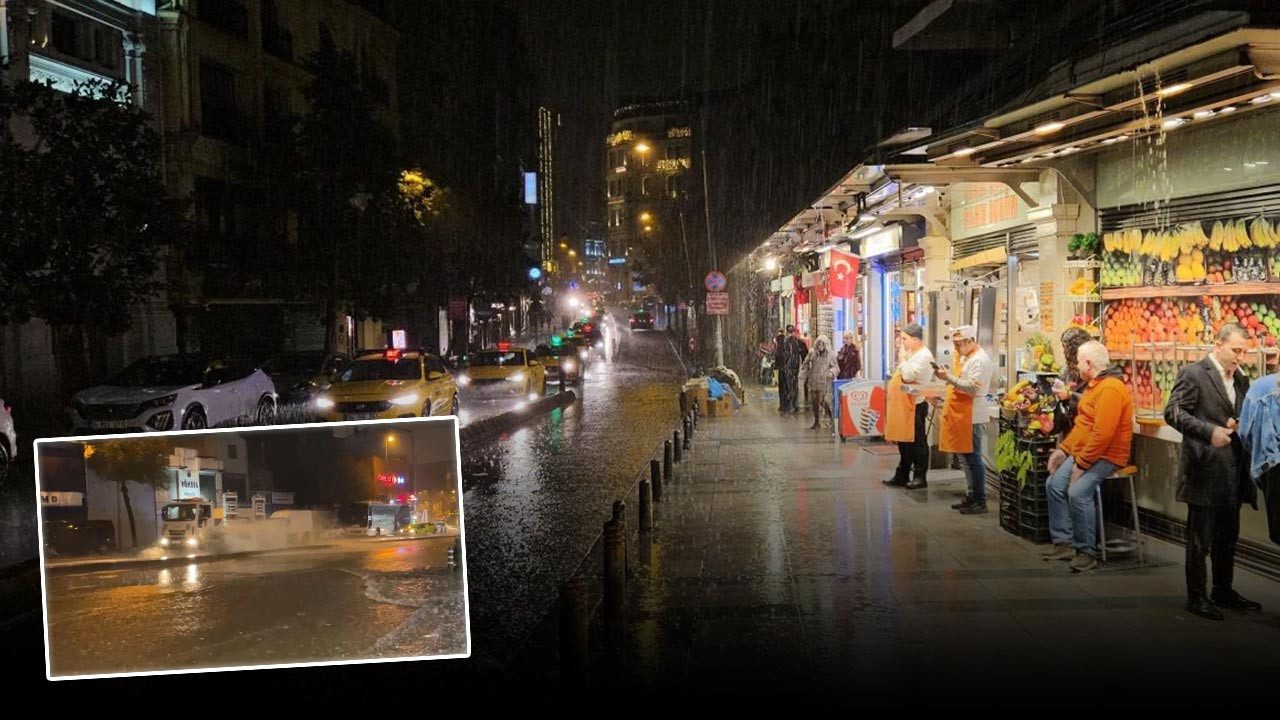 İstanbul’da Sağanak Hayatı Felç Etti! Yollar Göle Döndü, Evleri Su Bastı