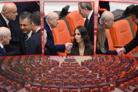 Meclis’te Buzlar Eriyor! Siyasilerden Karşılıklı Jestler: Özgür Özel ve DEM Partililer Bahçeli’yle Tokalaştı