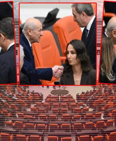Meclis’te Buzlar Eriyor! Siyasilerden Karşılıklı Jestler: Özgür Özel ve DEM Partililer Bahçeli’yle Tokalaştı