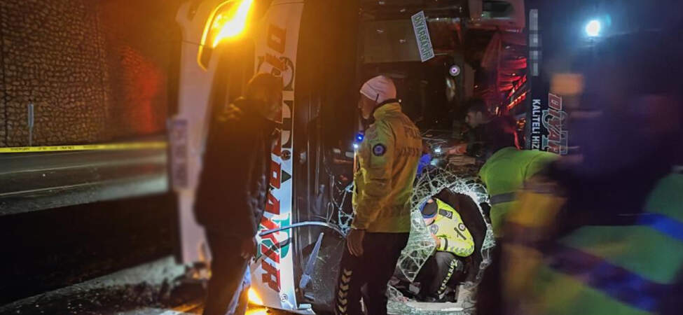 Osmaniye’de Feci Otobüs Kazası! Yaralılar Var