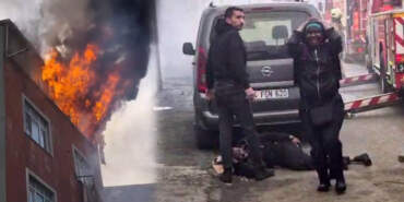 Sultangazi’de Can Pazarı! Alevlerin Arasından Atladı