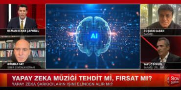 Yapay Zeka Müziğe Tehdit mi Fırsat mı? Sanatçılar Coşkun Sabah ve Yavuz Bingöl tv100 Ekranlarına Konuk Oldu! Yapay Zekaya ‘Kara Tren’ ve ‘Anılar’ İle Cevap