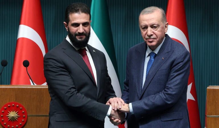 Yaptırımların Kaldırılması Sonrası İlk Açıklama: Suriye Lideri Şara’dan Cumhurbaşkanı Erdoğan’a Teşekkür