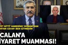 Öcalan’a ziyaret muamması! ‘Heyet gitti’ haberine Yayman’dan şaşırtan cevap: Ben gitmedim