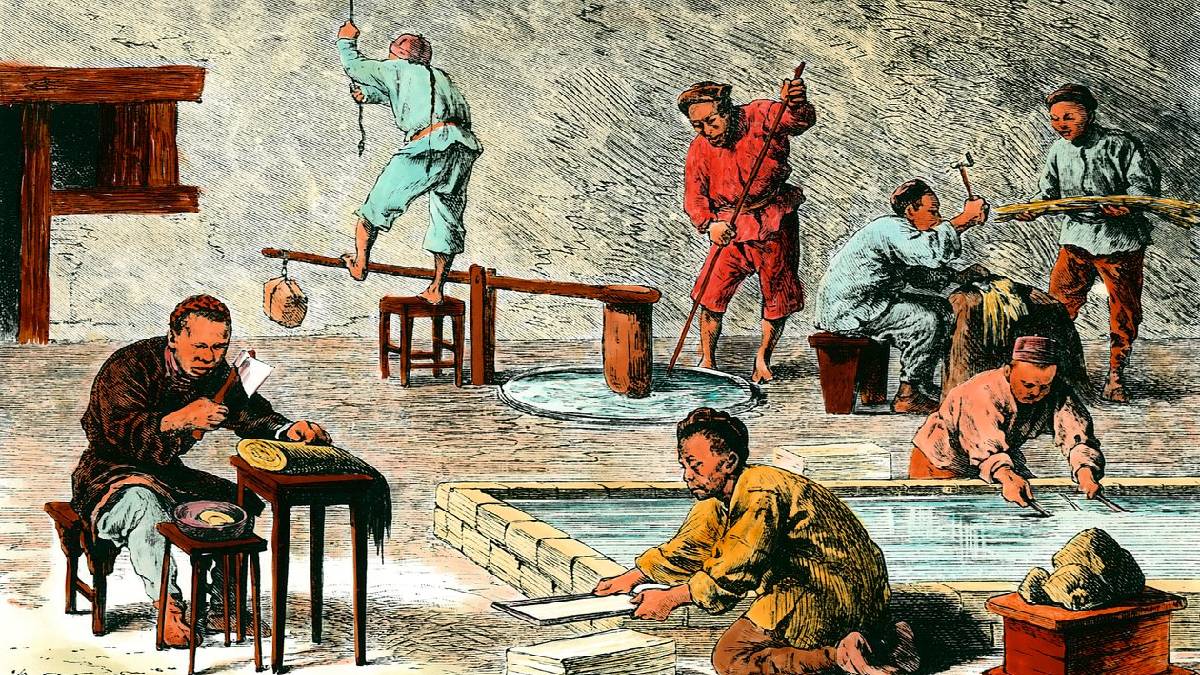 Üretimini görseniz atmaya kıyamazsınız! 2000 yıl önce kağıt böyle yapılıyordu…