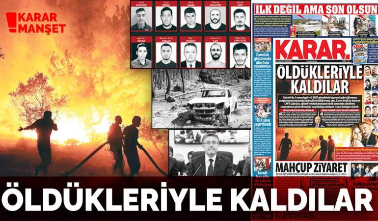 Öldükleriyle kaldılar