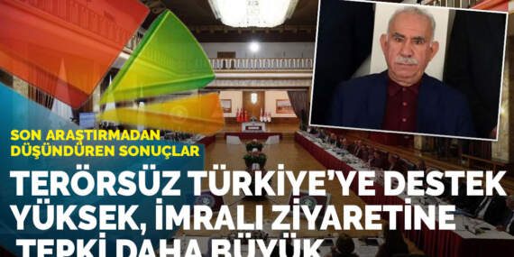 Son araştırmadan düşündüren sonuçlar: Terörsüz Türkiye’ye destek yüksek, İmralı ziyaretine tepki daha büyük