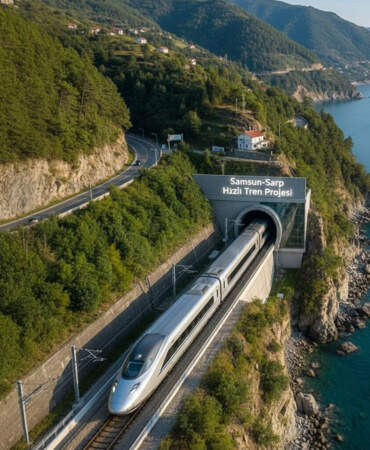Samsun-Sarp hızlı tren ne zaman açılacak? Karadeniz demiryolu güzergahı neresi? Ordu’ya hızlı tren gelecek mi?