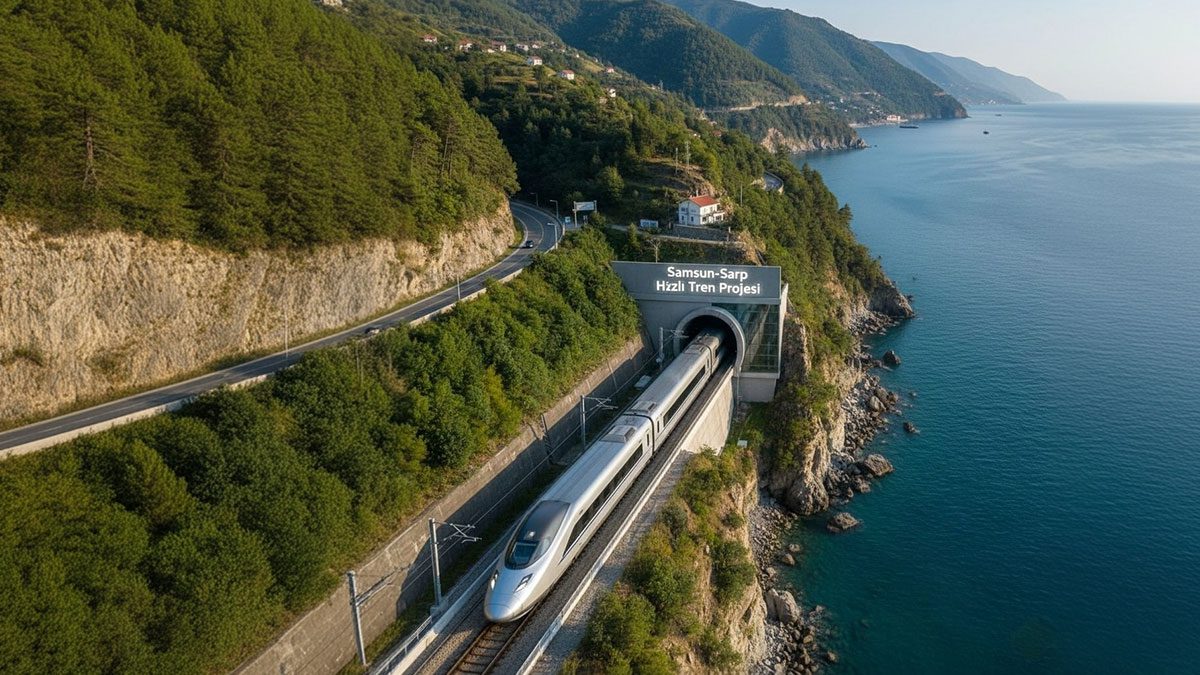 Samsun-Sarp hızlı tren ne zaman açılacak? Karadeniz demiryolu güzergahı neresi? Ordu’ya hızlı tren gelecek mi?