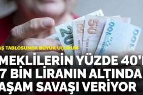 Maaş tablosunda büyük uçurum: Emeklilerin yüzde 40’ı 17 bin liranın altında yaşam savaşı veriyor