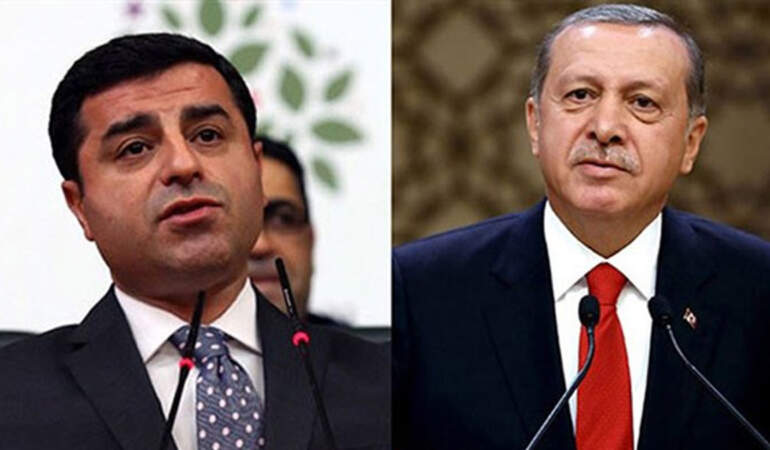 Demirtaş’a Erdoğan’a hakaretten hapis istemi