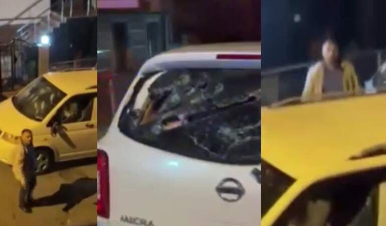 Öfkenin bedeli ağır oldu! Hem eşinin hem de komşusunun arabasına saldırdı