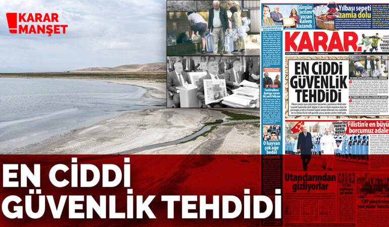 En ciddi güvenlik tehdidi: Susuzluk