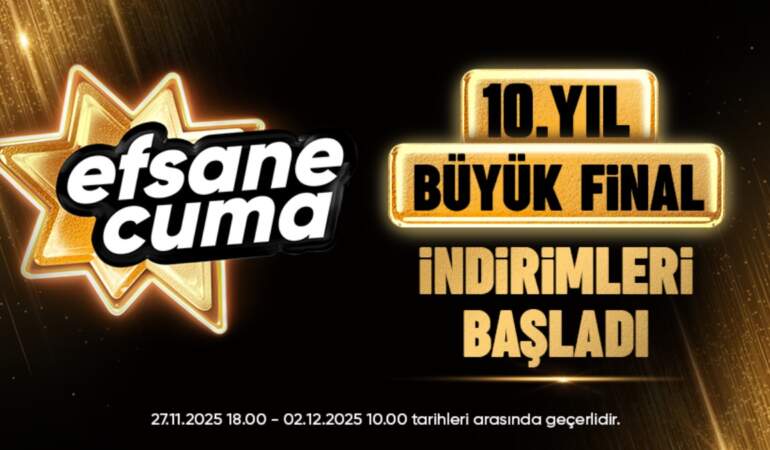 Hepsiburada, 10. yıl Büyük final indirimlerini başlattı