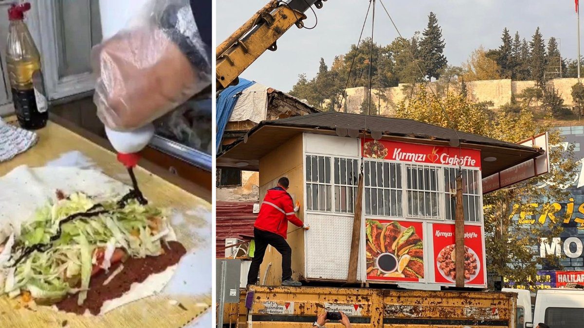 Sosyal medyada ünlü olan çiğ köfte dükkanına dev ceza! Dükkanı kaldırıldı, 250 bin TL para cezası kesildi