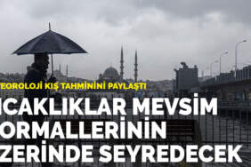 Meteoroloji kış tahminini paylaştı: Sıcaklıklar mevsim normallerinin üzerinde seyredecek