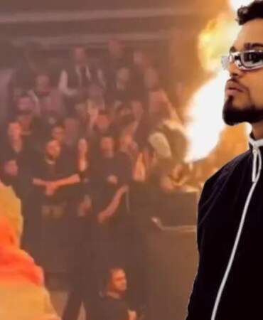 Konserde beklenmedik olay! Lvbelc5 konserinde bir hayranın kalçası alev aldı