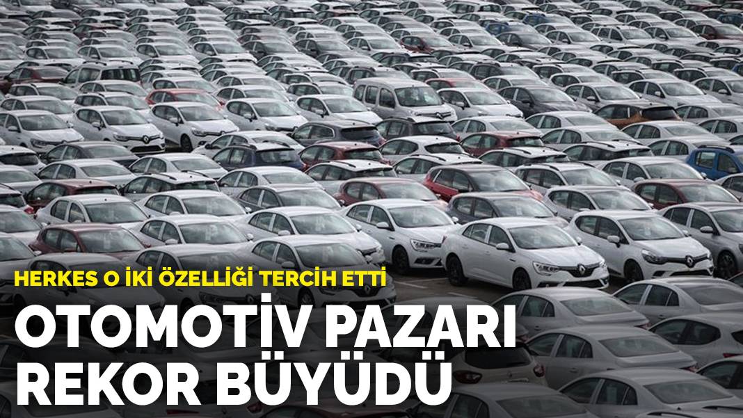 Otomotiv satışlarında kasım rakamları açıklandı: Herkes o iki özelliği tercih etti