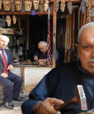 48 yıllık usta, teknolojiye direniyor! 2 metrekarelik dükkanda saraciyenin son temsilcisi
