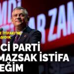 Özel’den kurultay sonrası dikkat çeken çıkış: Birinci parti çıkamazsak istifa edeceğim