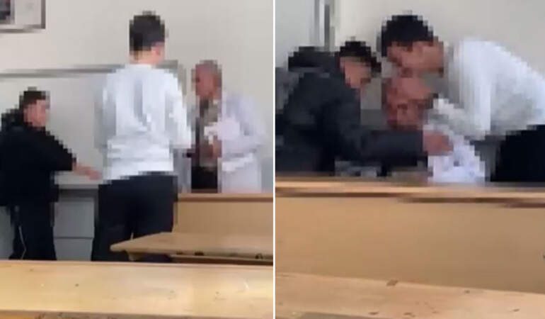 Öğrencilerin zorbalığına uğrayan o öğretmen hastaneden konuştu: Çok üzgünüm