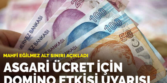 Mahfi Eğilmez alt sınırı açıkladı: Asgari ücret için domino etkisi uyarısı