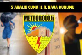 Meteoroloji’den yeni uyarı geldi! Tüm Türkiye’yi yakından ilgilendiriyor: İşte 5 Aralık il il hava durumu