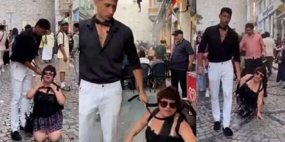 Beyoğlu’nda kadına tasma takıp dolaştırmıştı! 2 şüpheli hakkında hapis istemi
