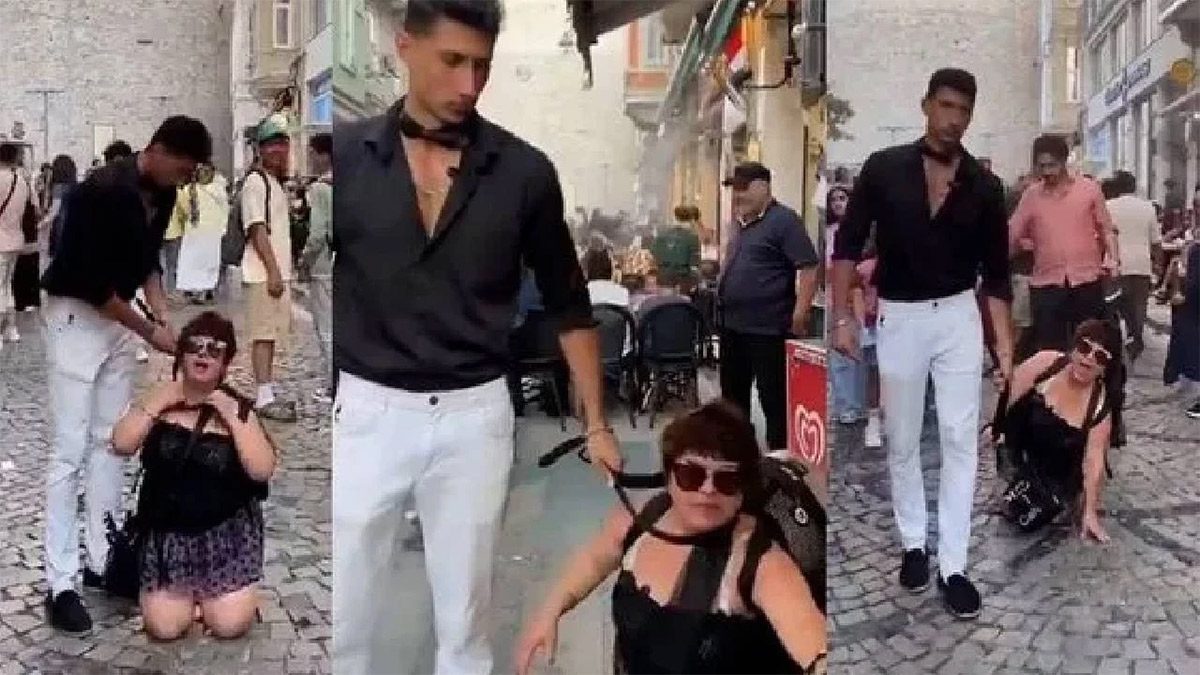 Beyoğlu’nda kadına tasma takıp dolaştırmıştı! 2 şüpheli hakkında hapis istemi