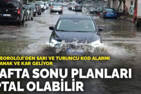 Hafta sonu planları iptal olabilir: Meteoroloji’den sarı ve turuncu kod alarmı! Sağanak ve kar geliyor