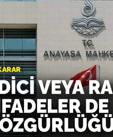 AYM’den emsal karar: Kırıcı, şok edici veya rahatsız edici ifadeler de basın özgürlüğüne dahildir